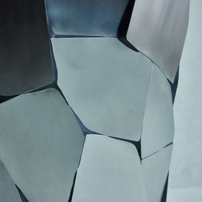Satin Stainless Vase H75cm THD22358SA